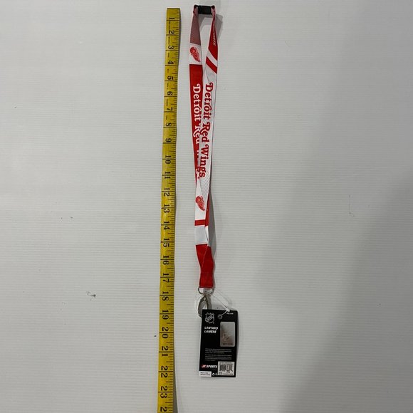 🏒3/$15🏒 Detroit Red Wings JF Sports NHL Breakaway Lanyard 17" - NEW - Picture 2 of 5